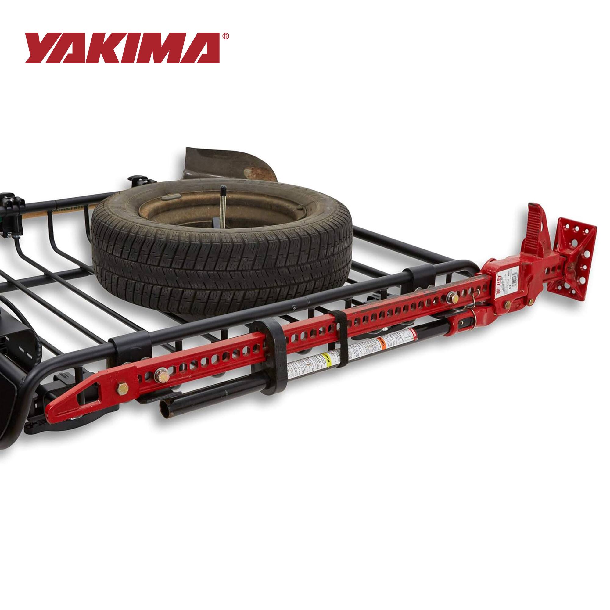 Alt View 5. Yakima - Yakima Hi-Lift Jack Bracket Secures One Hi-Lift Jack For Any Warrior Basket, Red - Black.