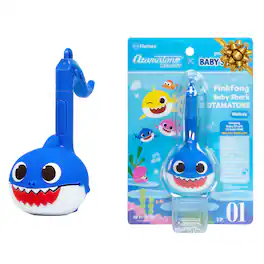 Otamatone - Synthesizer Music Toy Instrument with Pink Fong Characters Melody Size Licensed English Manual - Daddy Shark