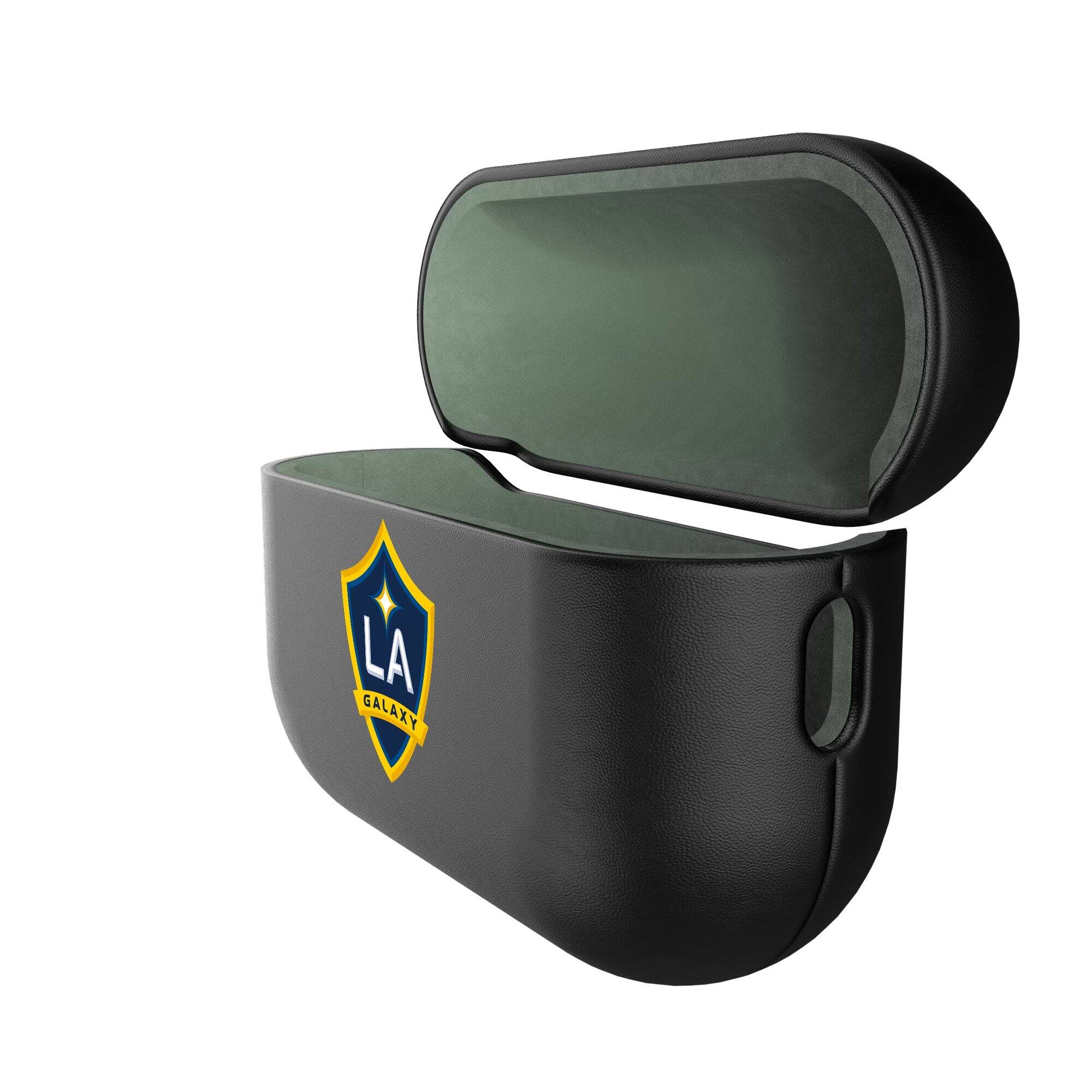 Alt View 1. Keyscaper - LA Galaxy Black LA Galaxy Insignia AirPods Case Cover - No Size - Black.