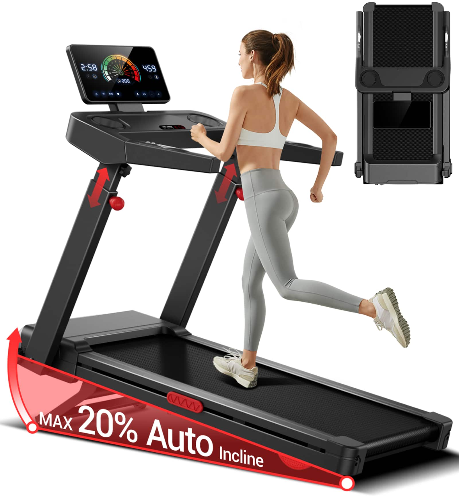 MNW - 2:58 459 OOM 1 d MAAA MAX 20% Auto Incline