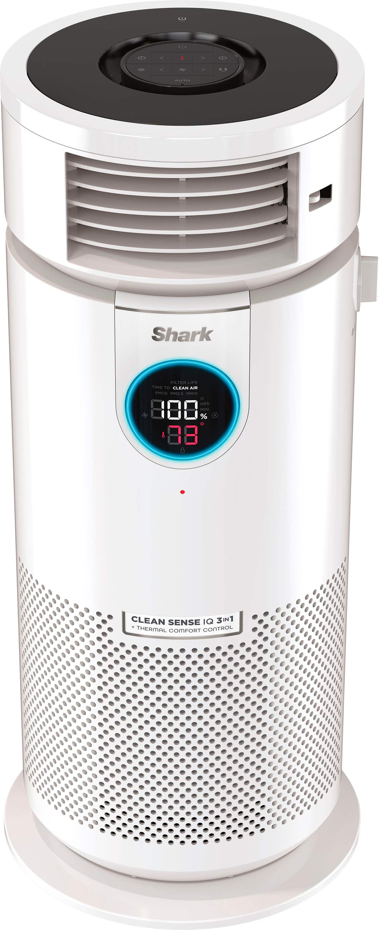 Shark - 3-in-1 Clean Sense Air Purifier, Heater & Fan, HEPA Filter, 500 Sq Ft Coverage - White