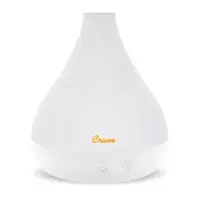 CRANE - 0.35 Gal. 2-in-1 Ultrasonic Cool Mist Humidifer & Aroma Diffuser - White - Front_Zoom