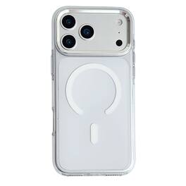 Dteck - for Apple iPhone 17 Pro Magnetic Shockproof Case,Slim Hybrid PC TPU Protective Cover,Compatible with Mag Safe - White