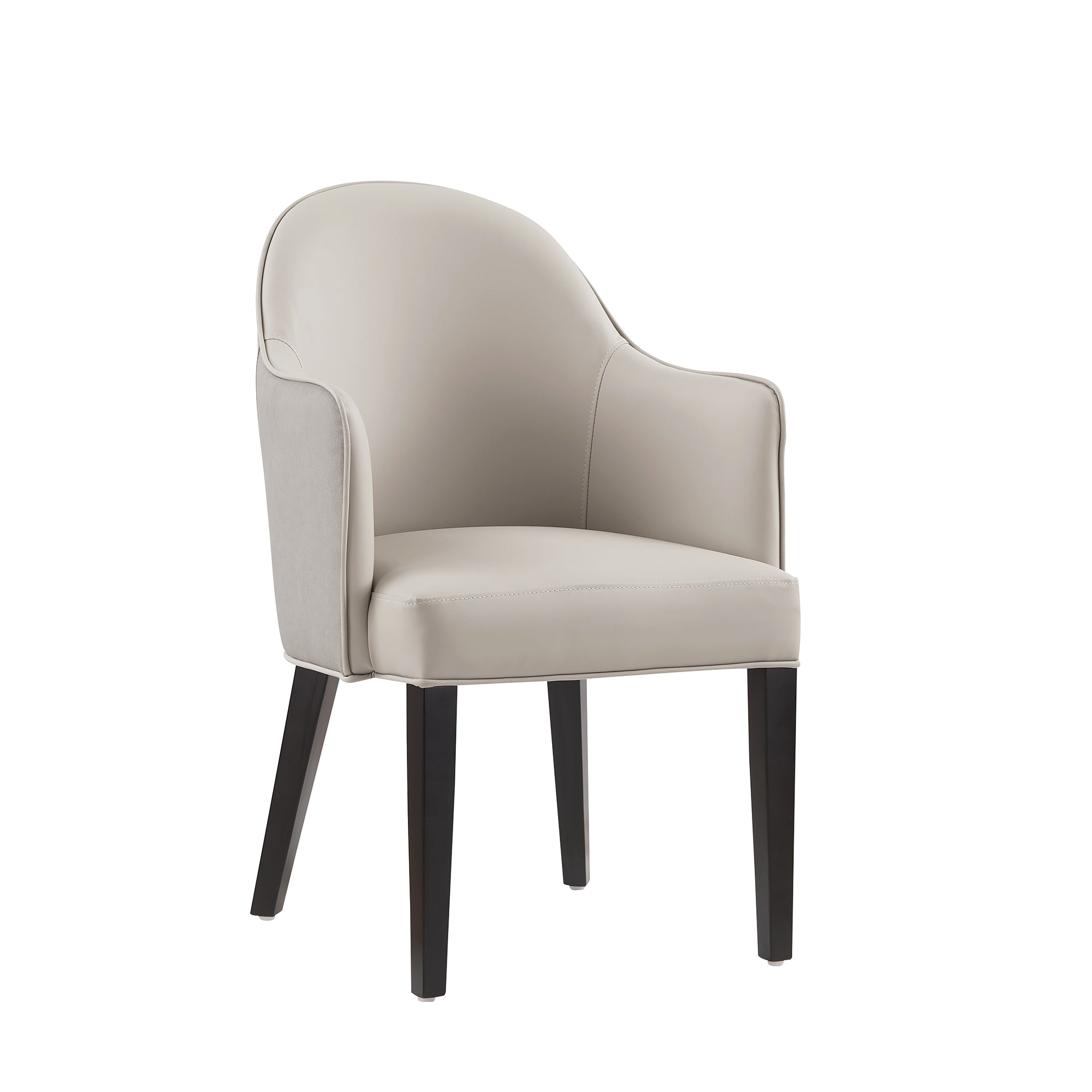 Manhattan Comfort Hillman Modern Wood Vegan Leather and Velvet Dining ...