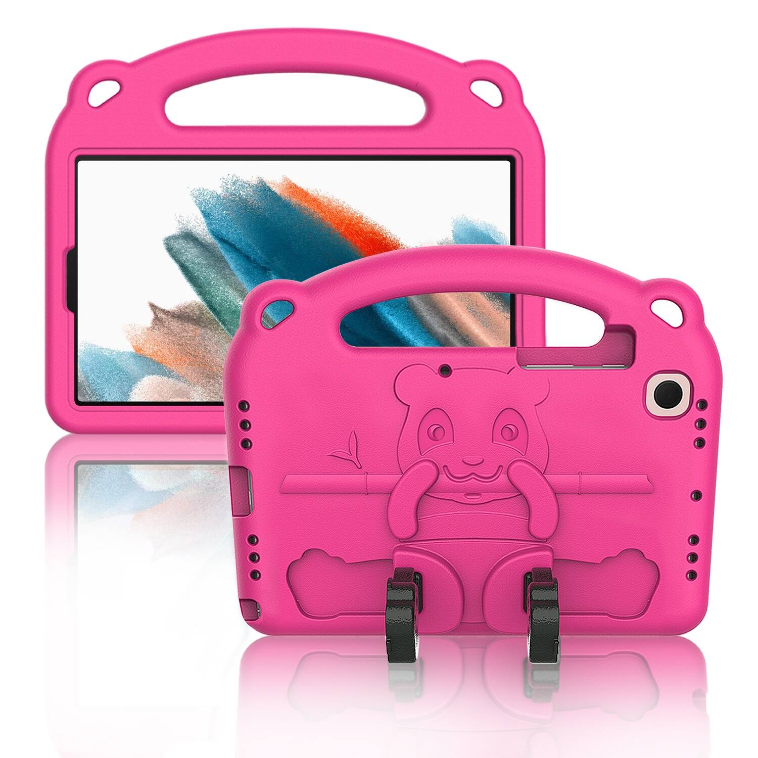 Alt View 13. SaharaCase - Teddy Bear KidProof Case for Samsung Galaxy Tab A8 - Pink.