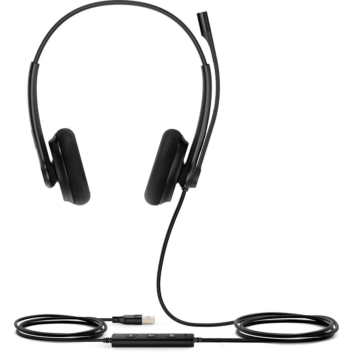 Alt View 2. Yealink - Yealink Yealink USB Wired Headset - Black.