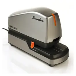 Swingline - Optima 60 Electric Desktop Stapler, 60-Sheet Capacity, Staples Included, (48210) - Gray/Silver