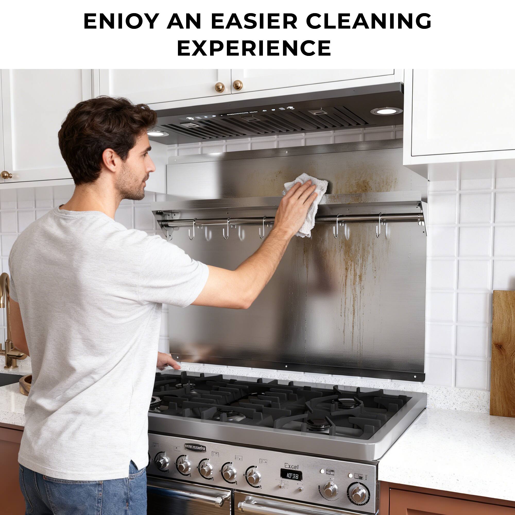 ENJOY AN EASIER CLEANING EXPERIENCE