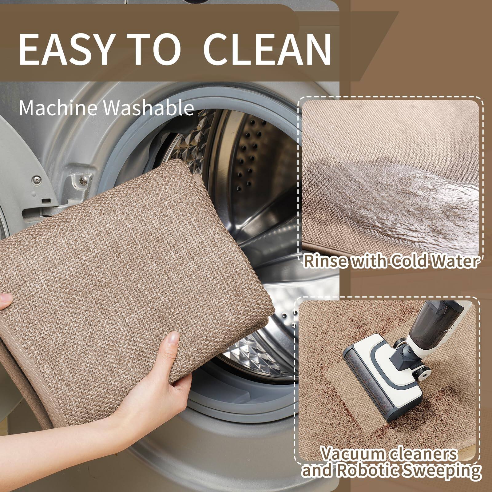 EASY TO CLEAN

Machine Washable

Rinse with Cold Water

Vacuum cleaners and Robotic Sweeping