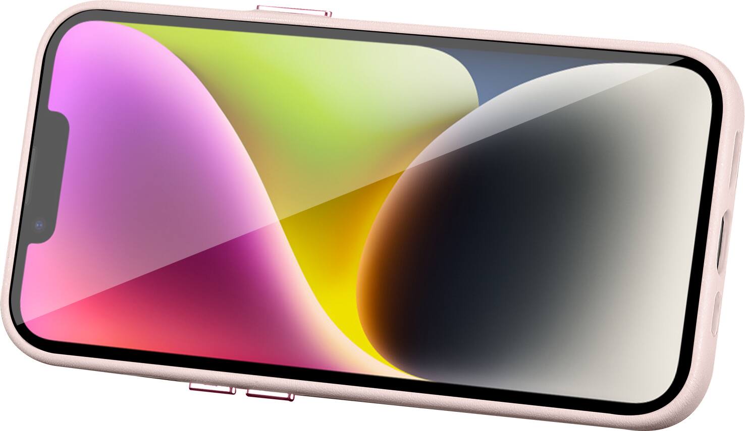 Alt View 14. SaharaCase - FingerGrip Series Case for Apple iPhone 14 - Light Pink.