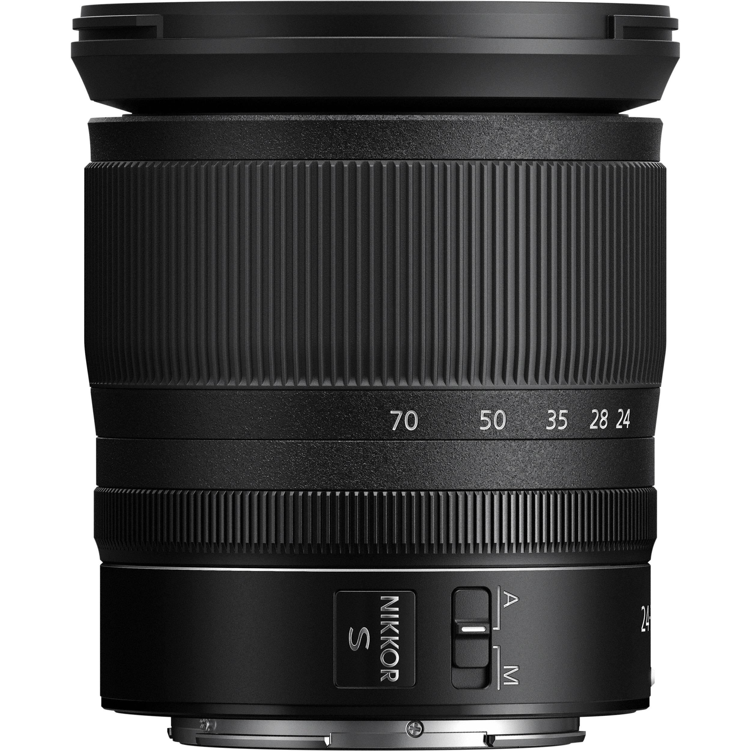 Alt View 4. Nikon - Nikon Z 24-70mm f/4 S Standard Zoom Lens with Stabilization Bundle.