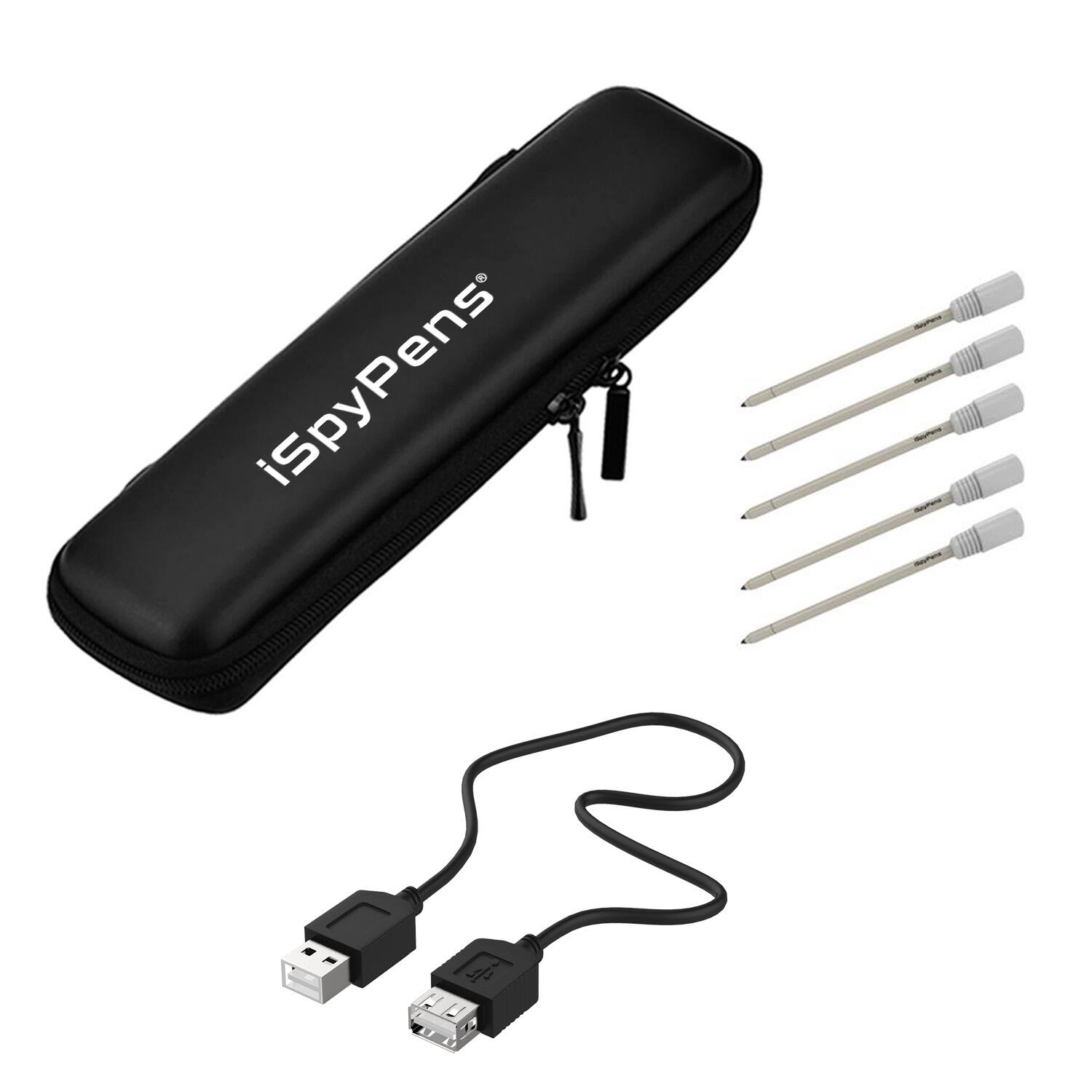 Front. iSpyPens - Pro Accessories Pack.