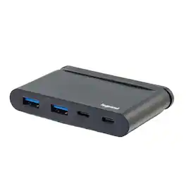 C2G - Refurbished Excellent - 757120269144 USB C Hub - USB A x2, USB C and Power Delivery Up To 100 Watts - External - 4 USB Ports - 4 USB 3.1 - Black