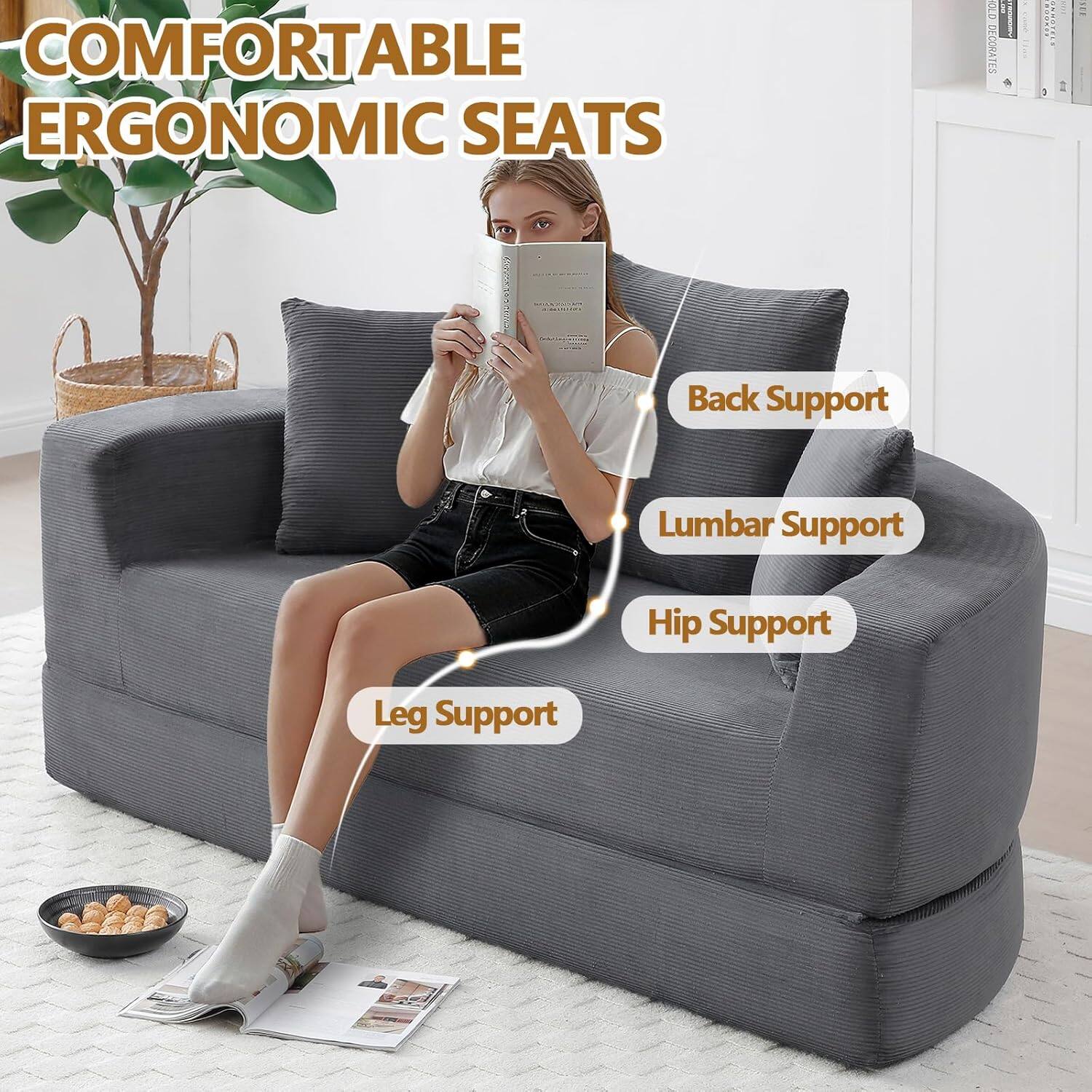 COMFORTABLE ERGONOMIC SEATS

- Back Support
- Lumbar Support
- Hip Support
- Leg Support