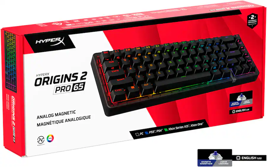 - aerdis R TO adas ~ adad BAIGINS aa TES = 2 C RAMANT? A - dA - I RAmO MADIE TOVEALEP TRIGGER | OR C IGINS | BAL 2 PR0l65 65 HYPER HYPERX 2 ORIGINS 65 PRO ANALOG MAGNETIC MAGNTIQUE ANALOGIQUE -O NENT I 2@ 1! ESC F2 F1 O TAB 4 A CAPS SHIFT CTRL 01 B. 9 7& F11 5% FIC 45 F9 P 3# FB O F7 I F6 U FS Y F4 T F3 R E L W K 3 H A G F D M S N B V X Z ALT Xbox One Series XIs, Xbox PS5, PS4" PC F2Z DE C ALT - - - ENTER - - AP - SHIPT NS t F1 LIGA MAGNETIC LINEARRES MAGNETIQUE ENGLISH uSJ MAGNETIC LINEAR MAGNETIQUE LINEAIRES ENGLISH (US)