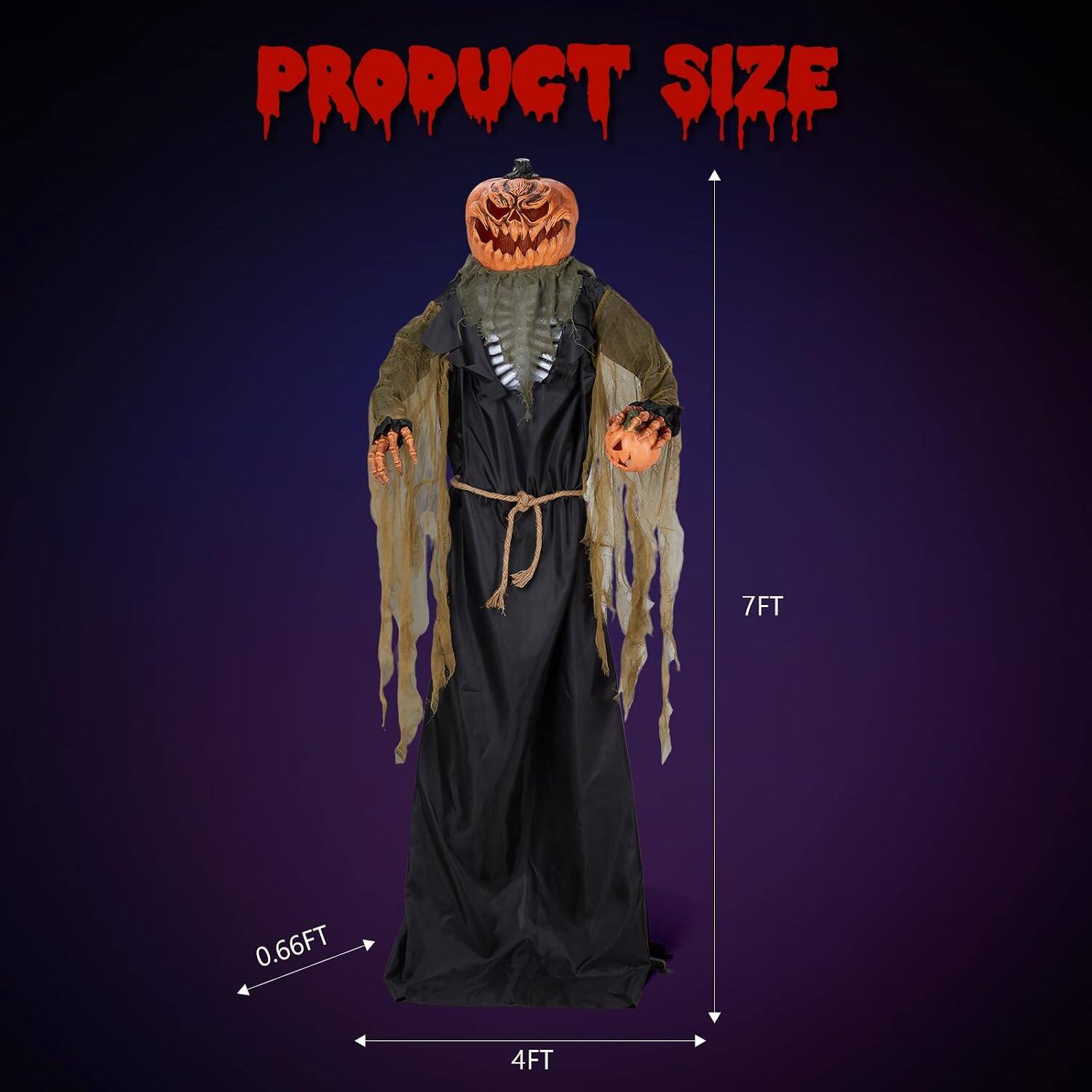 PRODUCT SIZE  
7FT 0.66FT 4FT
