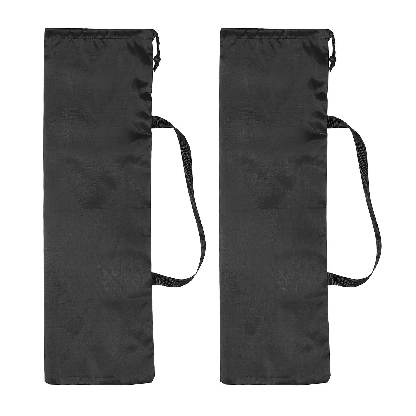 Unique Bargains - 26"x9" Tripod Case, 2pcs Oxford Padded Bag for Camera Gear, Mic, Light Stand - Black
