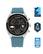 Alt View 1. Citizen - CZ Smart 41mm Unisex Stainless Steel Casual Smartwatch with Silicone Strap - Silver.
