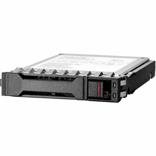 Front. HP - HPE 960 GB Solid State Drive - 2.5" Internal - U.3 (PCI Express NVMe 4.0) - Read Intensive - Black, Silver - Storage.