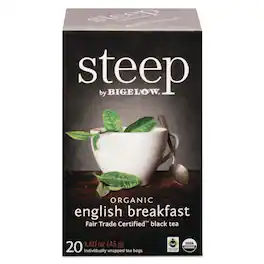 Bigelow - 1.6 oz. Tea Bag Steep Tea - English Breakfast (20/Box)
