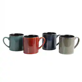 Gibson - Home City Loft 20 oz. Mug Set, Set of 4 - Assorted