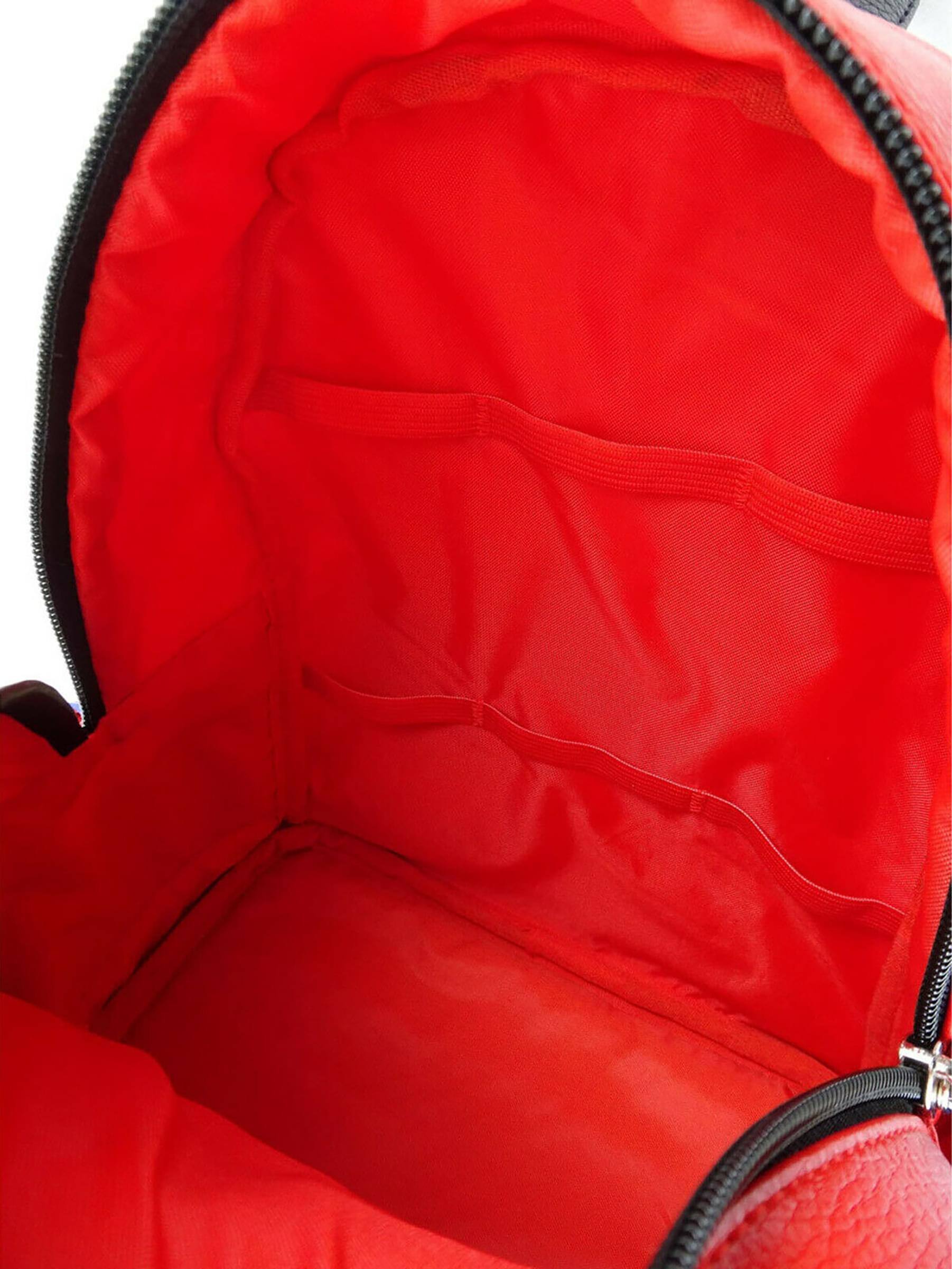 Alt View 1. Marvel - Marvel Spider-Man Bear 10 Inch Pleather Backpack w/ Coin Purse - Red.