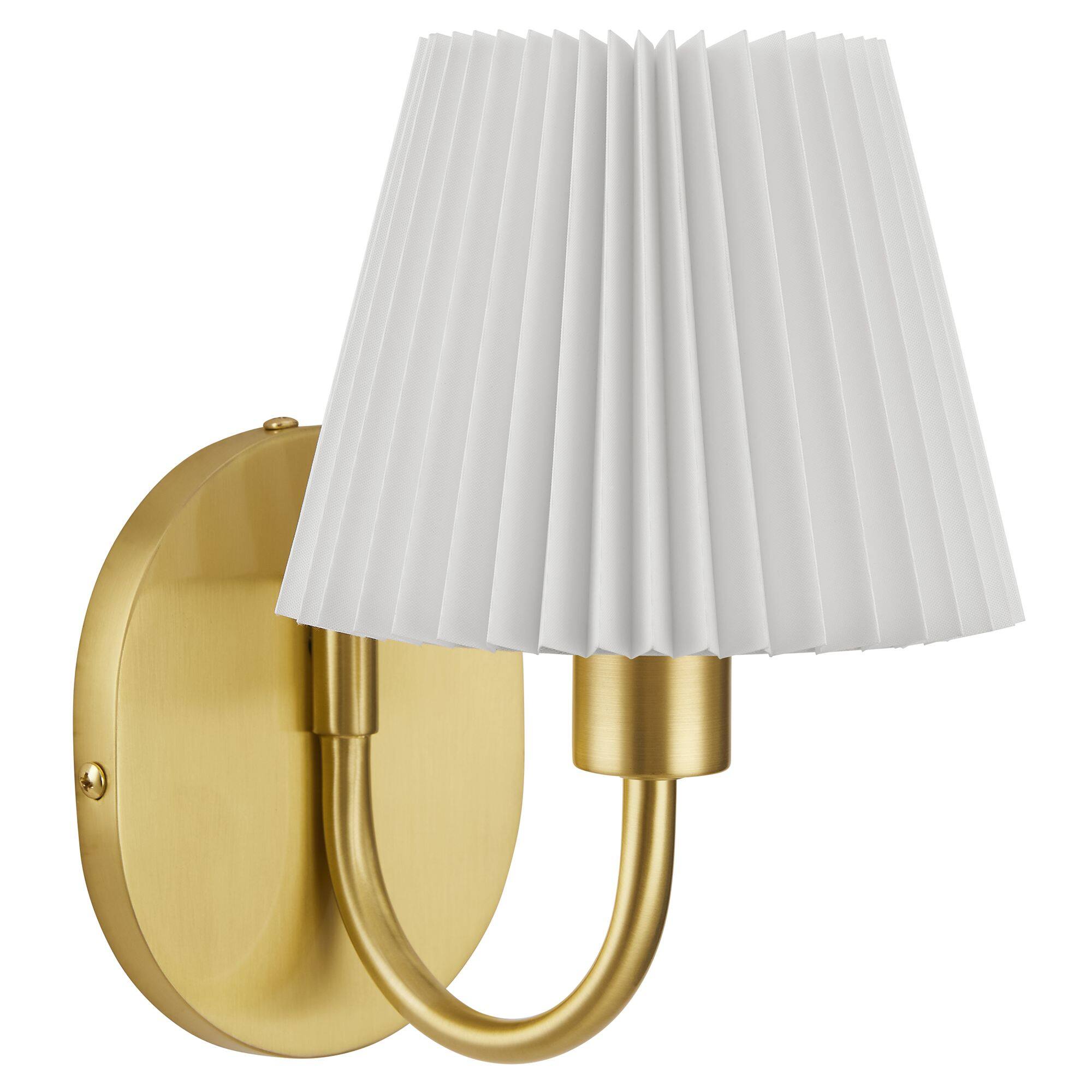 Angle. Modway - Wave Wall Sconce by Modway - Brass.