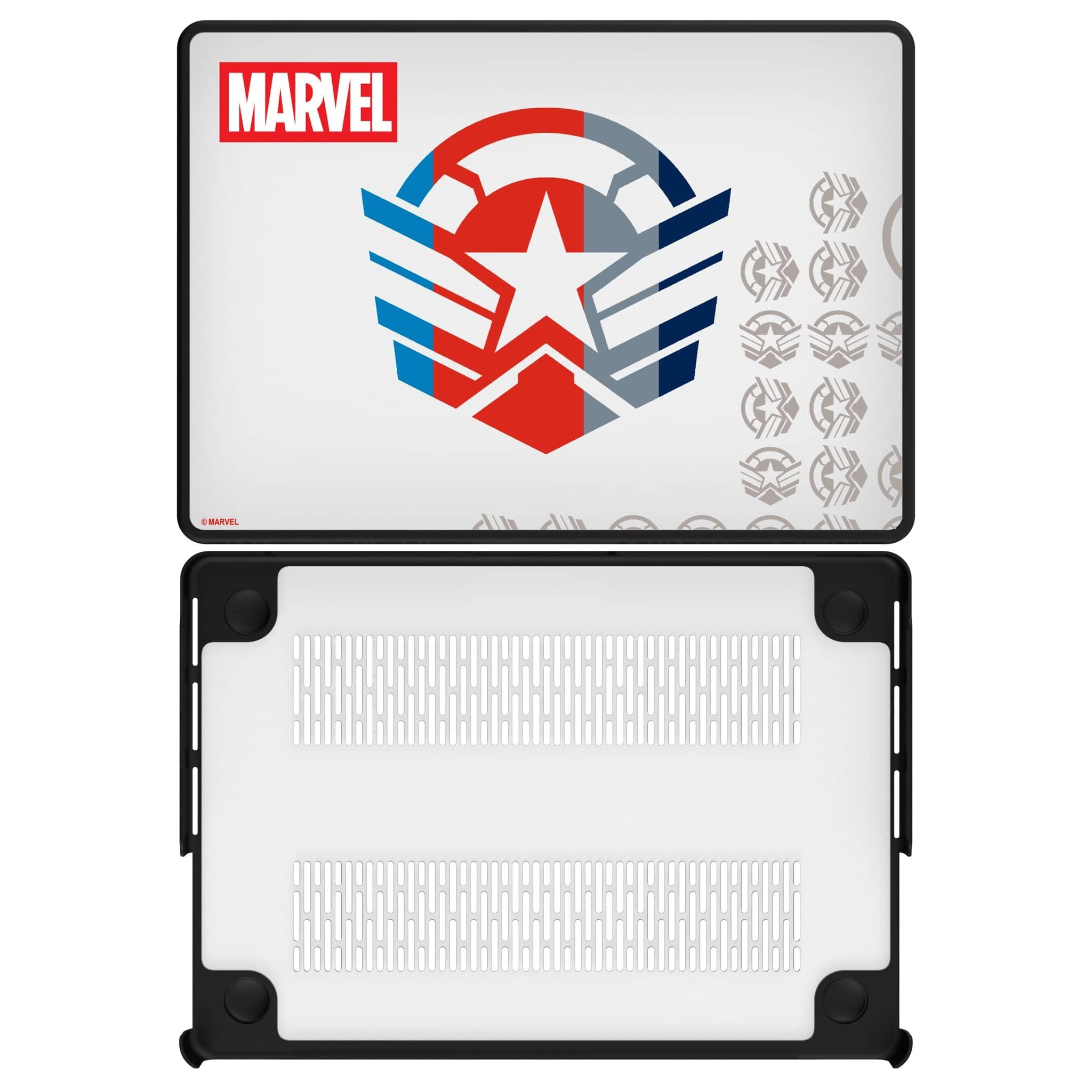 Keyscaper - Marvel Sigil Laptop Case - Apple MacBook Pro 14-inch (2021)/(2023) - Sam Wilson Captain America