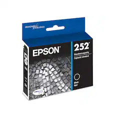 Designed for excellence, the Epson 252 Standard-capacity cartridge is a standard-capacity cartridge that delivers reliable performance. The cartridge is black and has a capacity of 252 pages.