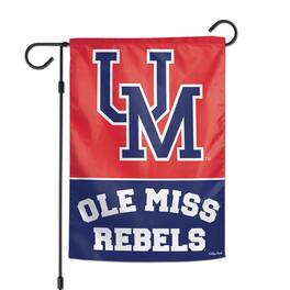 WinCraft - Ole Miss Rebels 12'' x 18'' Double-Sided College Vault Garden Flag - Multicolor