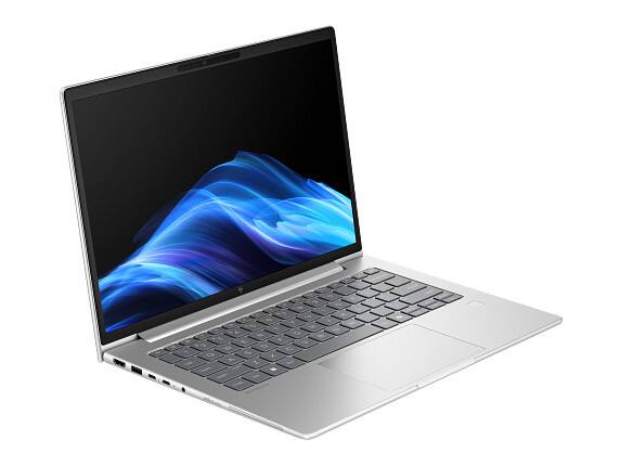 Alt View 4. HP - HP EliteBook Laptop Computer 14" WUXGA Touch Screen Intel Core Ultra 7 32 GB - Pike silver aluminum.