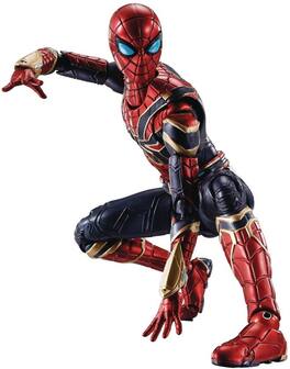 Bandai - Tamashii Nations - Spider-Man: No Way Home - S.H.Figuarts - Iron Spider Action Figure - Collectibles - Multicolor