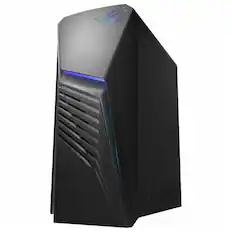 Front. ASUS - ROG Strix Intel Core i7-14700F 2.1 GHz up to 5.3 GHz 32GB DDR5 1TB SSD GeForce RTX 4060 Windows 11 Home Gaming Desktop - Dark Gray.