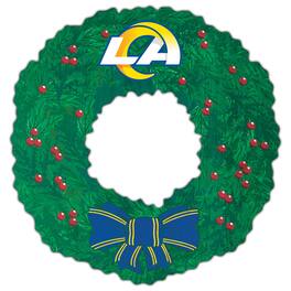 Fan Creations - Los Angeles Rams 16'' Team Wreath Sign - Green