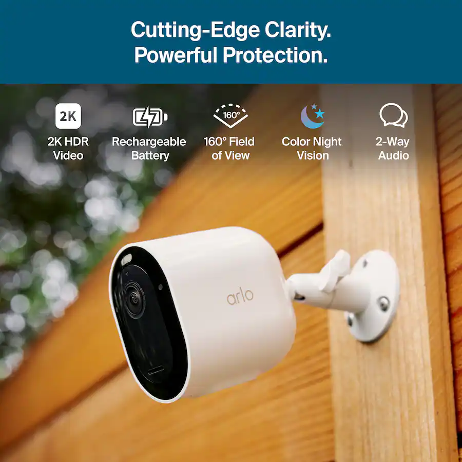 Arlo Pro Cam Wireless 2K HDR Security Camera (6th Gen, 2025