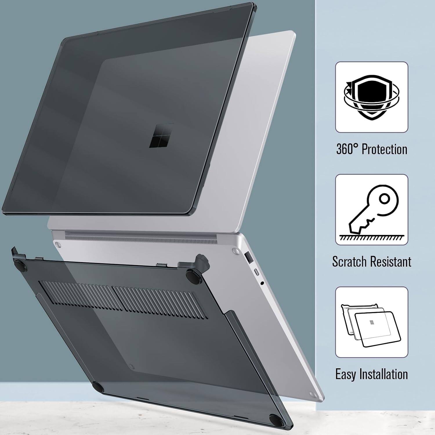 360° Protection  
Scratch Resistant  
Easy Installation