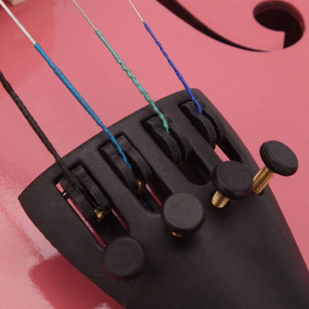 Alt View 4. Winado - 4/4 Size Pink Student Beginner Acoustic Violin Fiddle + Case+ Bow + Rosin.