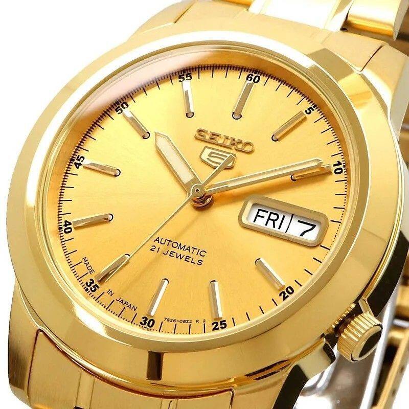 55 60 45 50 SEIKO S 5 10 40 21 AUTOMATIC 21 JEWELS MADE IN JAPAN 35 30 25 20 FRI 7