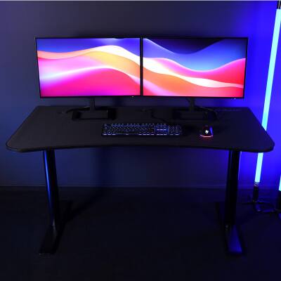 Alt View 10. Arozzi - Arozzi Gaming Desk - Medium - Pure Black.