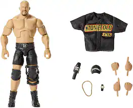 Mattel - Collectible - WWE Elite Collection 6" "Stone Cold" Steve Austin Action Figure - COLLECTIBLES - Multicolor