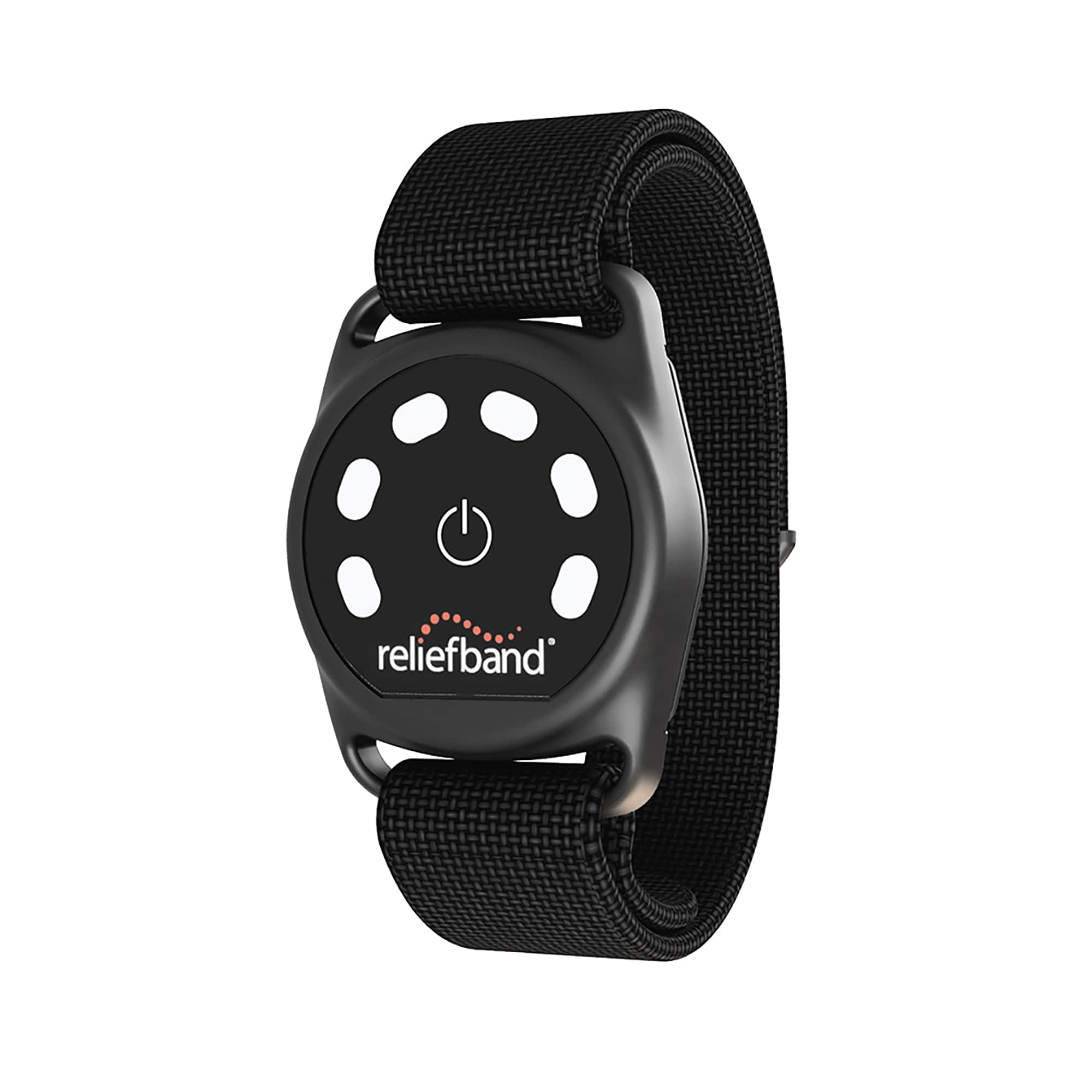 Angle. Reliefband - Anti-Nausea Wearable - Sport Black.
