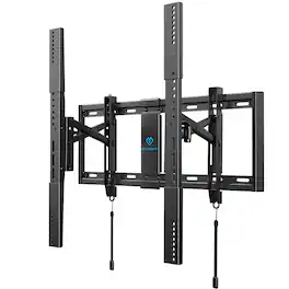 Perlesmith - Extend Tilt & Swivel, TV Wall Mount for 42-100″ TVs, 160lbs Capacity, Fits 16"/24" on Center Stud Widths; Model PSAT3B - Black