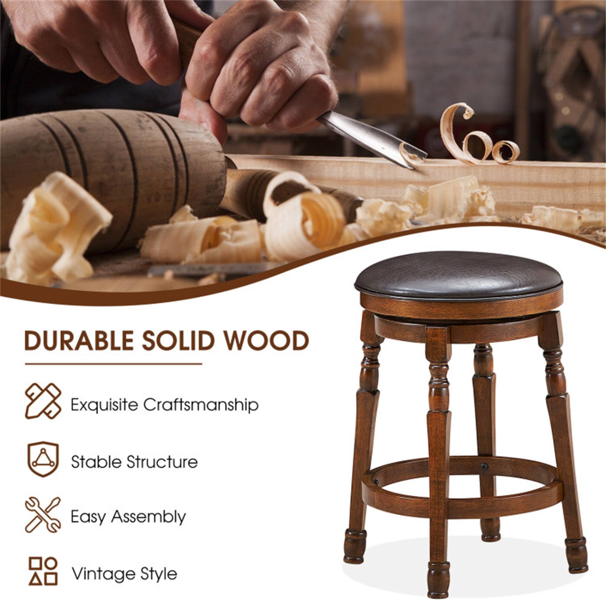 DURABLE SOLID WOOD  
Exquisite Craftsmanship  
Stable Structure  
Easy Assembly  
Vintage Style