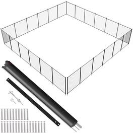VEVOR - Pool Fence, 4 x 72 FT Pool Fences for Inground Pools, Removable Child Safety Pool Fencing, Easy DIY Installation - Black