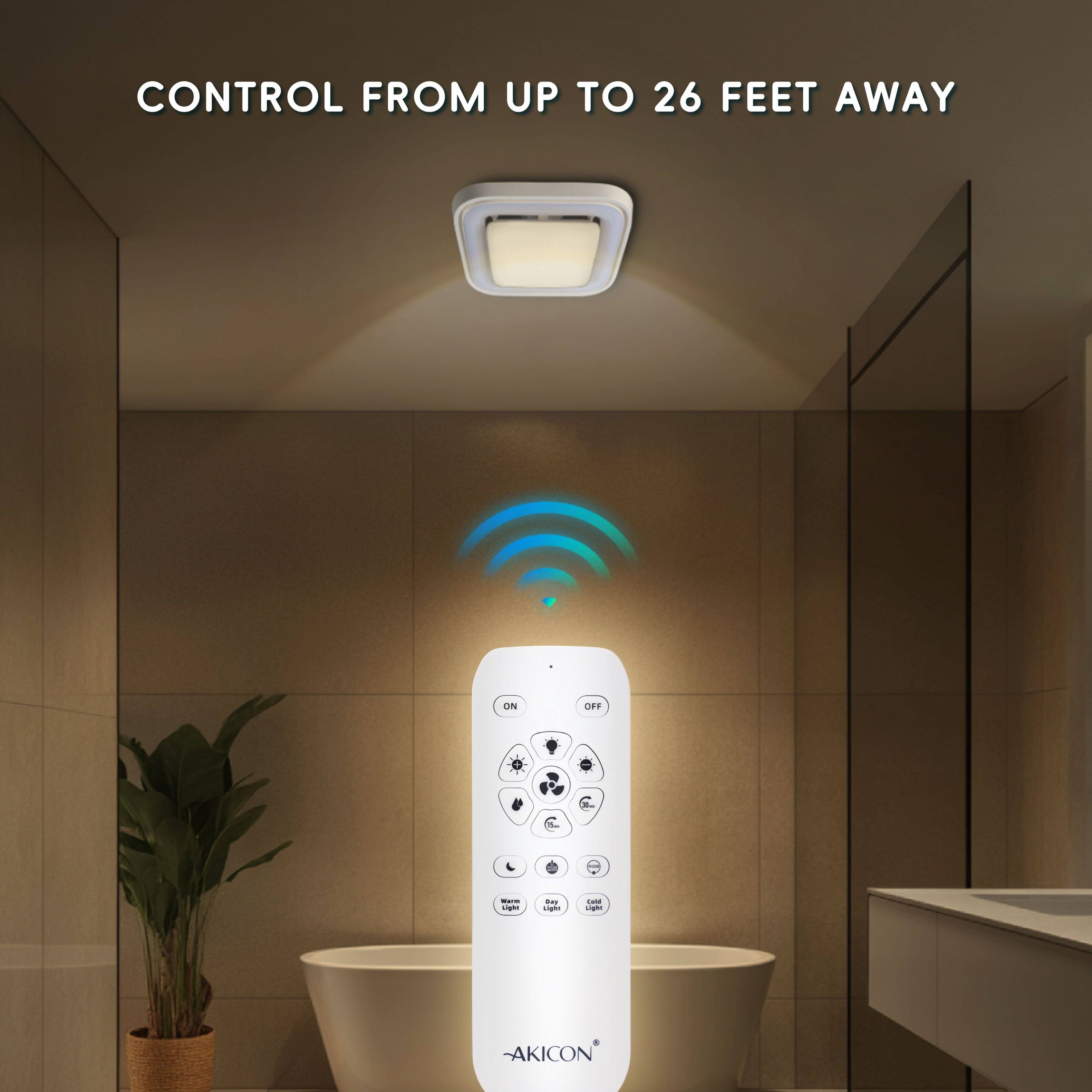 CONTROL FROM UP TO 26 FEET AWAY

AKICON