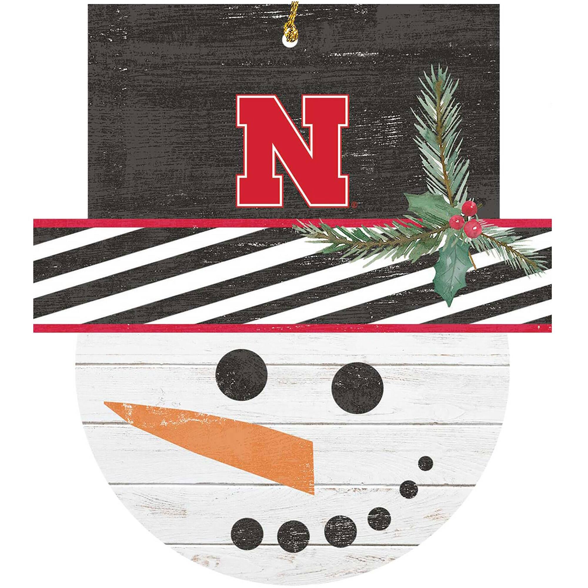 Alt View 3. Jardine - Nebraska Huskers Ornament Bundle - White.
