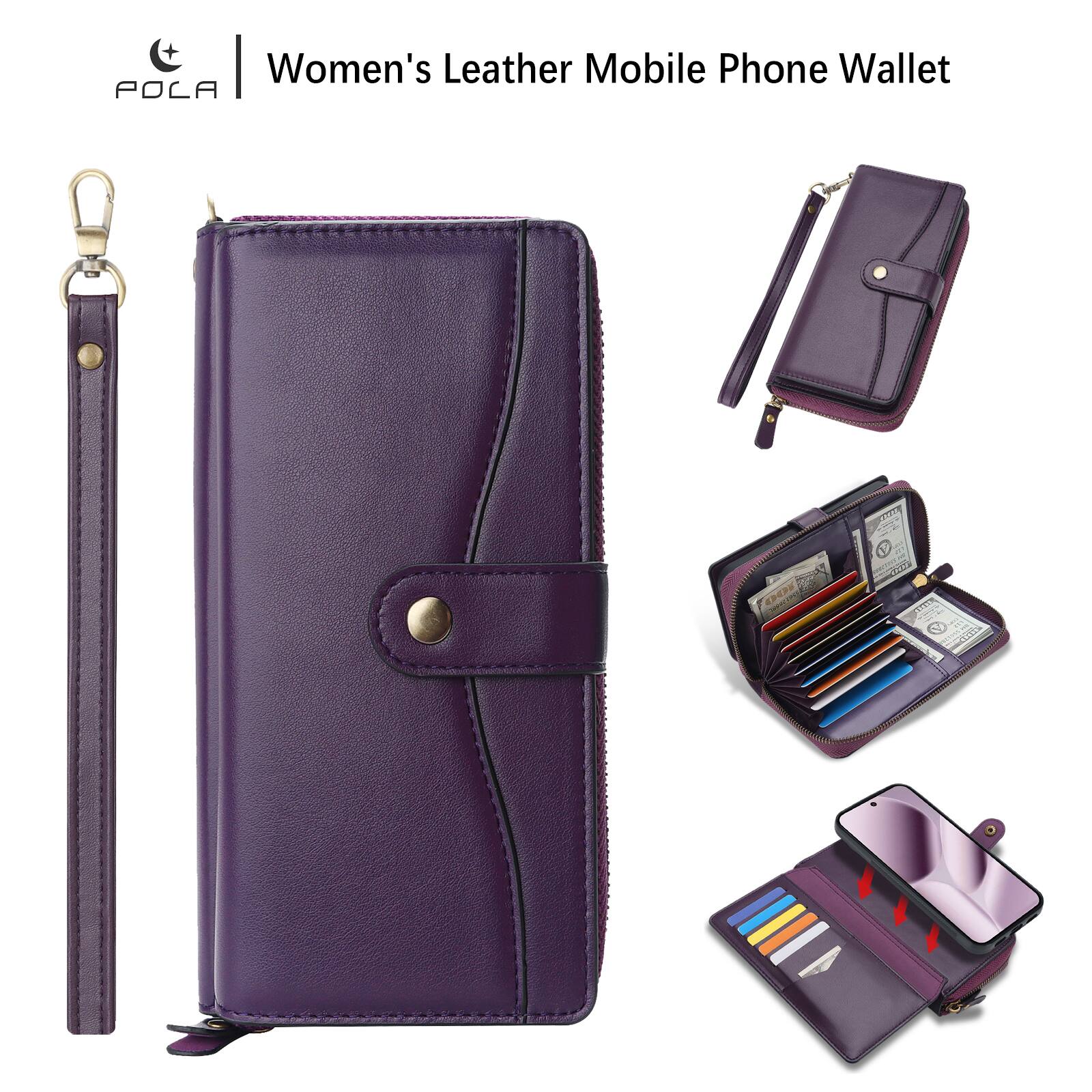 Dteck RFID Leather Wallet Phone Case for Google Pixel 11 Pro XL ...