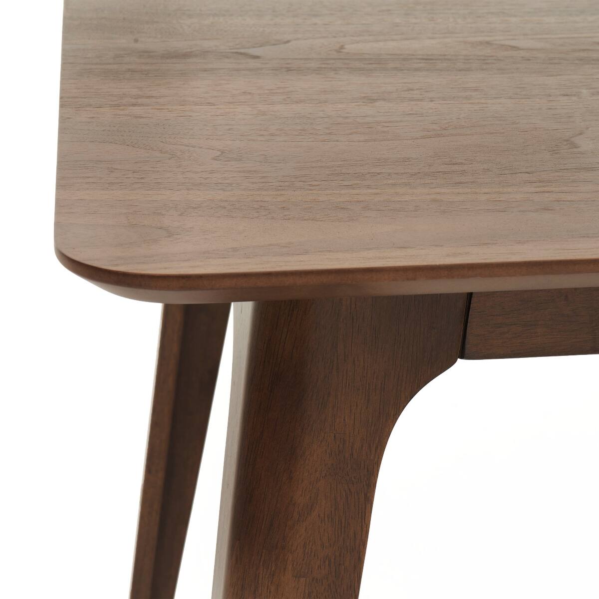 Alt View 3. Loheer - Loheer Mid Century Modern Dining Table, Walnut Rectangular Table with Splayed Legs - Walnut.
