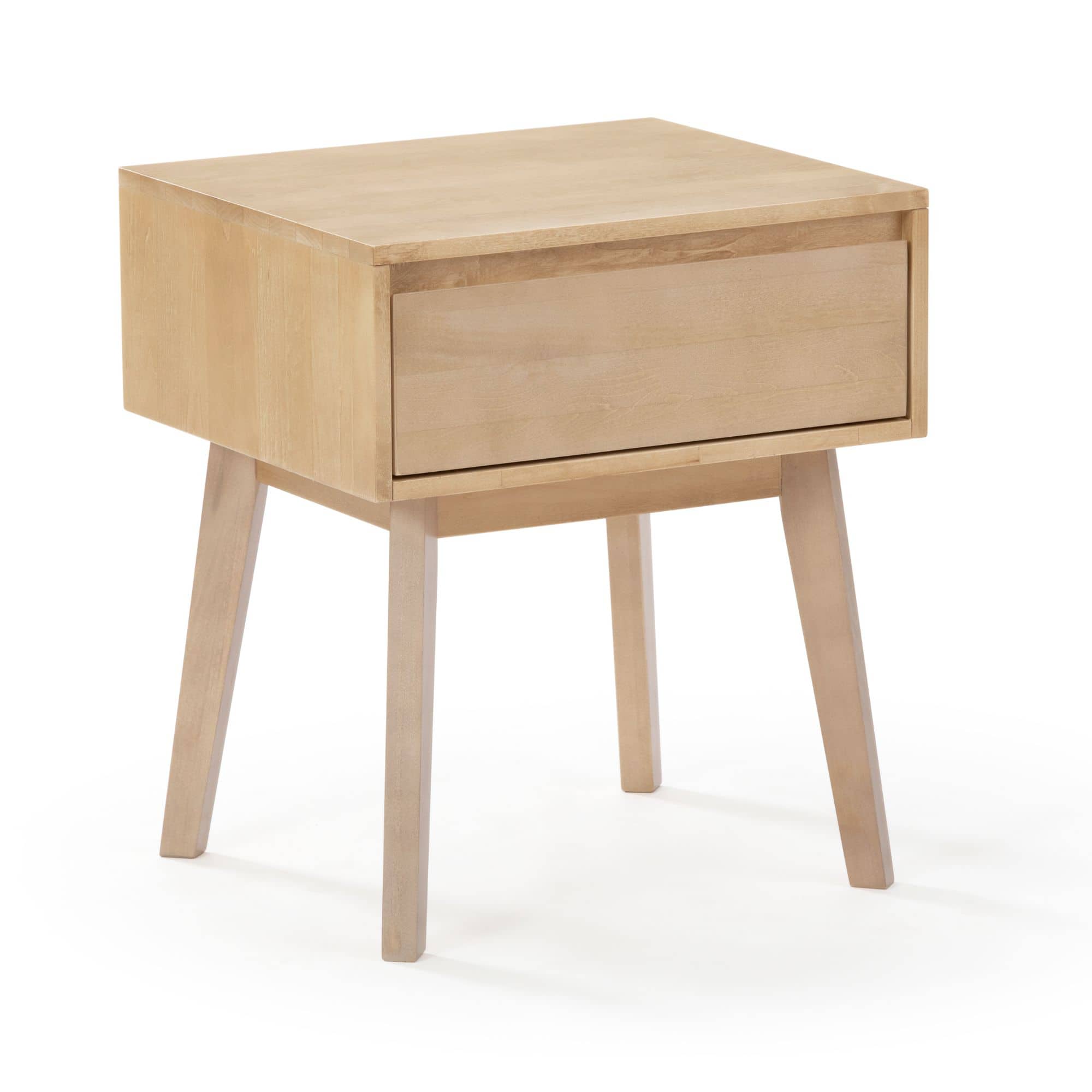 Plank+Beam - Scandinavian Nightstand with 1 Drawer - Blonde