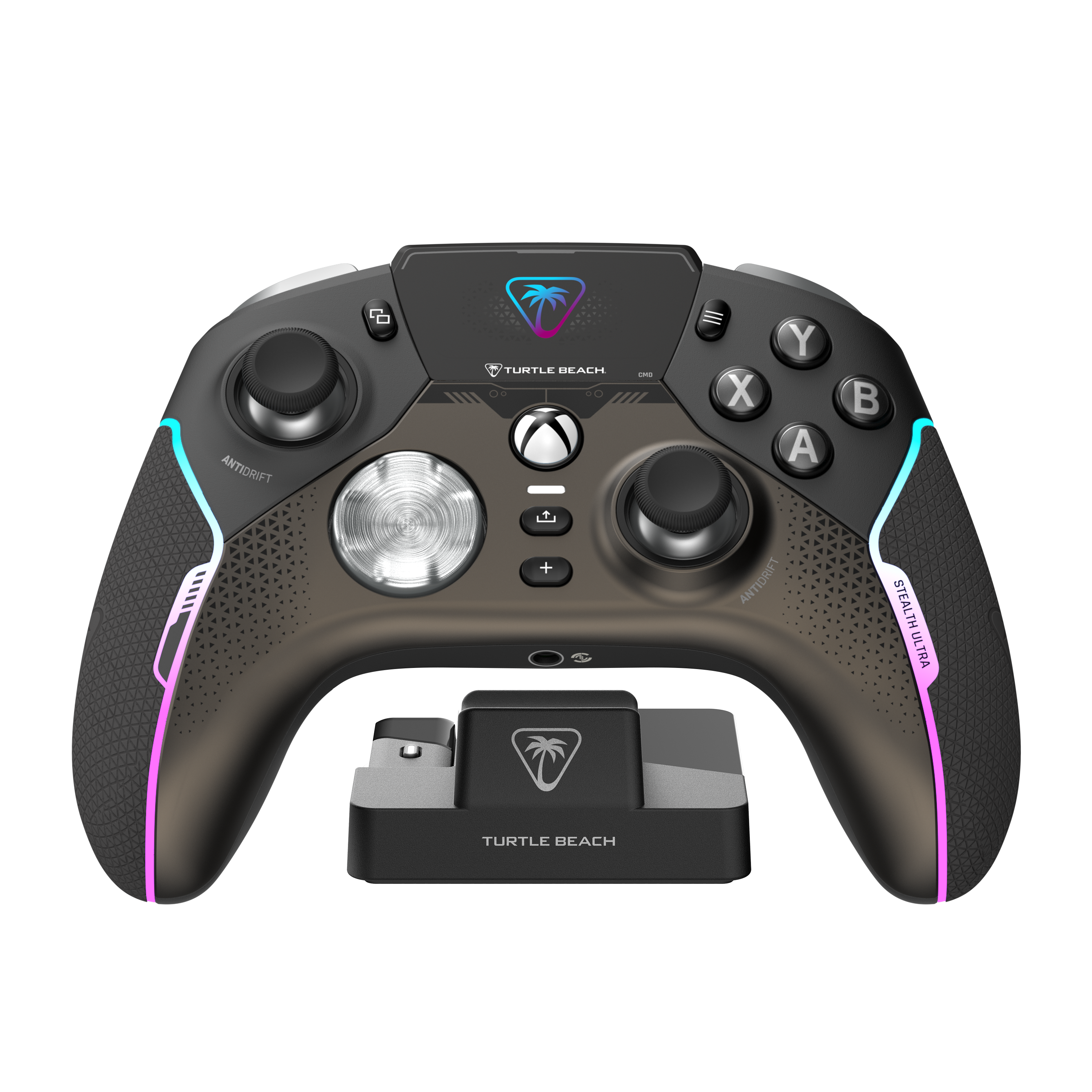 Turtle Beach - Stealth Ultra Wireless Controller with Charge Dock, 30-Hour Battery, Designed for Xbox Series X|S, Windows PC, Android - Black - Front_Zoom